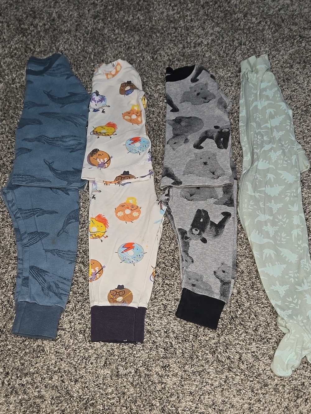 Angel Dear Bamboo, DIP, & Little Planet Boys Pajama Lot 6-12 Month